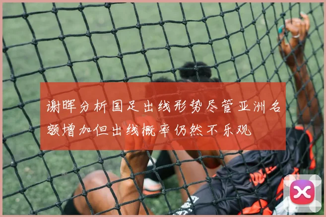 谢晖分析国足出线形势尽管亚洲名额增加但出线概率仍然不乐观