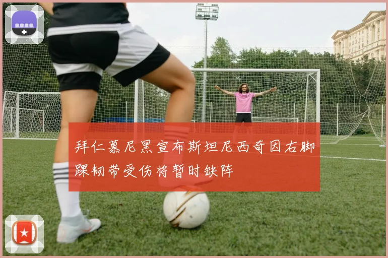 拜仁慕尼黑宣布斯坦尼西奇因右脚踝韧带受伤将暂时缺阵